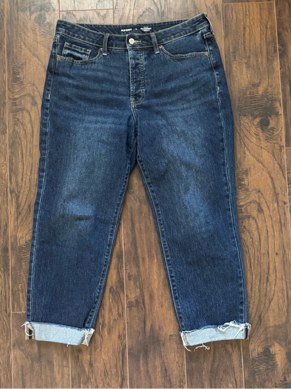 Old Navy Size 12 High Rise OG Straight Ankle Jeans
